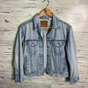 Levi's Light Blue Jean Jacket premium size small